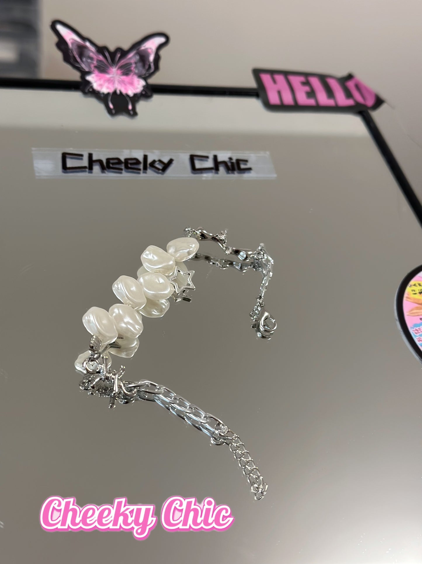 Pearls Flash Star Bracelet