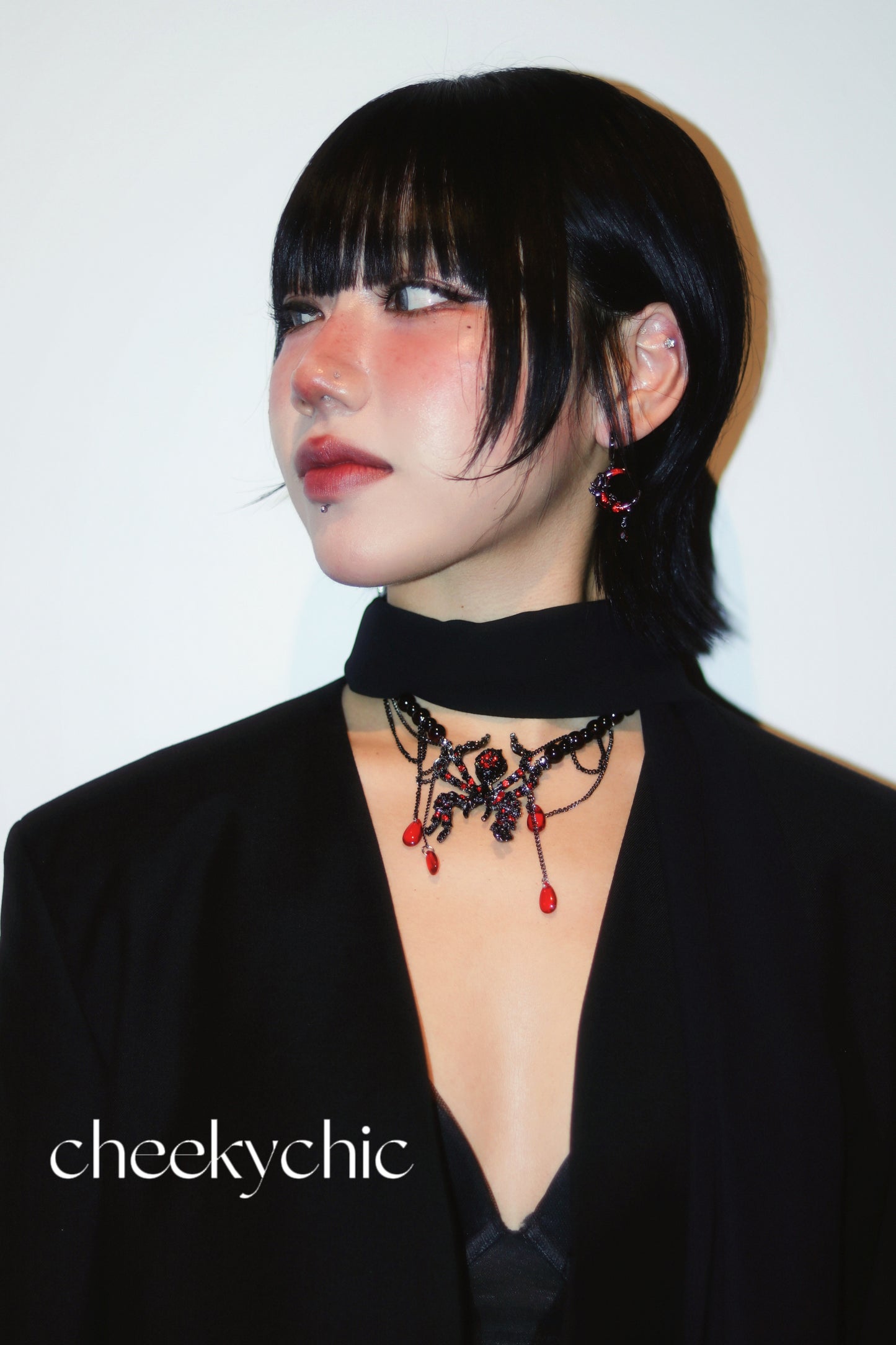Gothic Bloody Black Spider