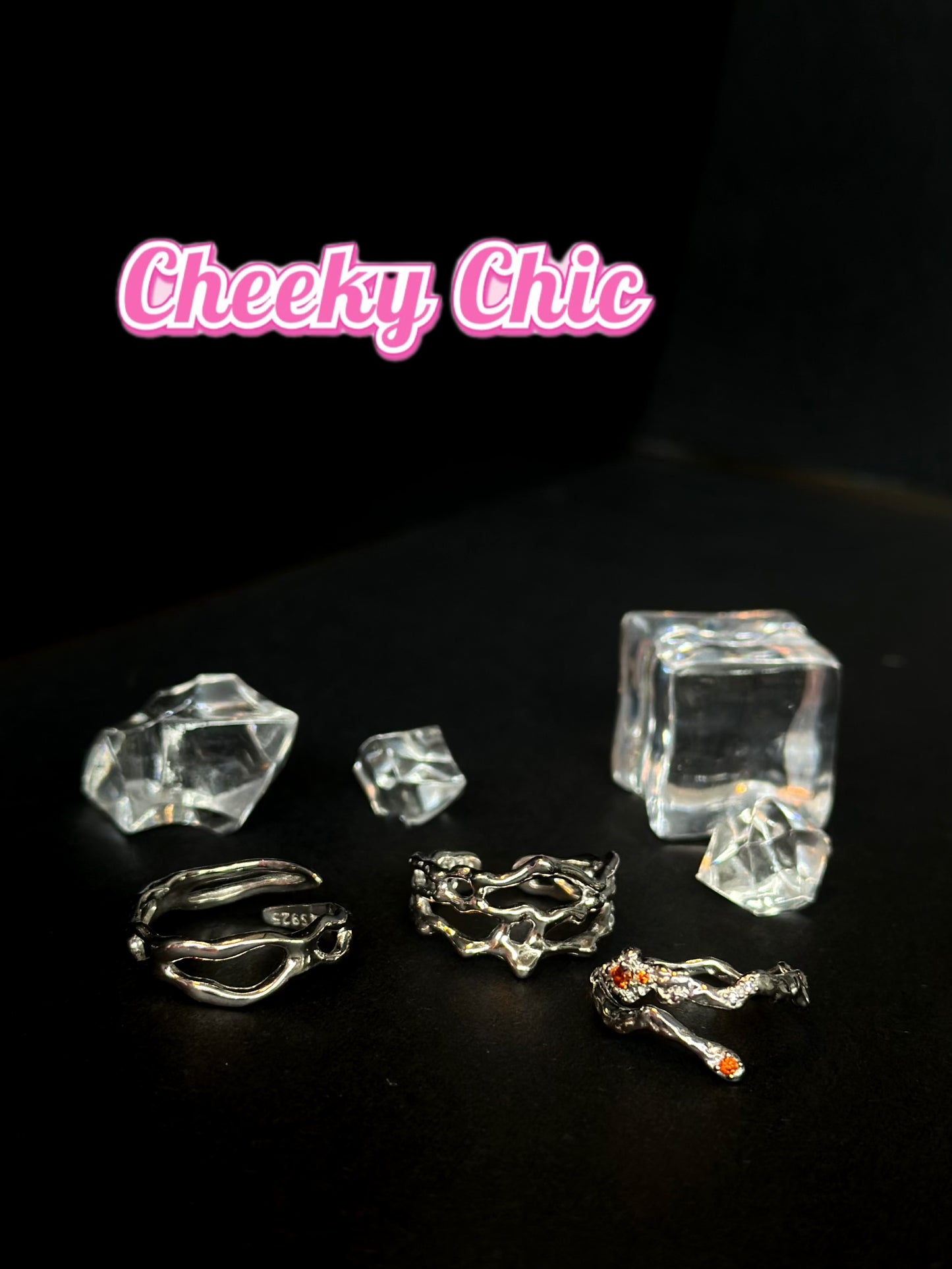 Classic Lava Sterling Rings Set π₯