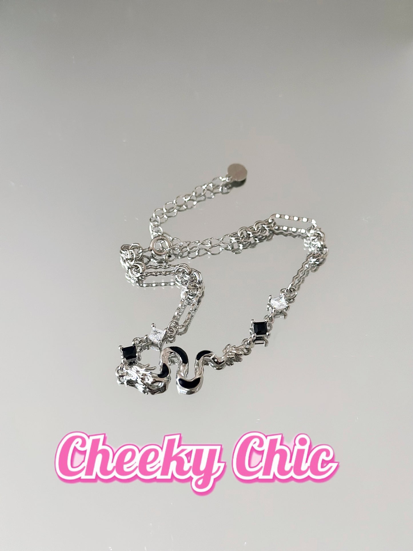 2024 Y2K Dragon Zodiac Sterling Silver Bracelet πβ¨