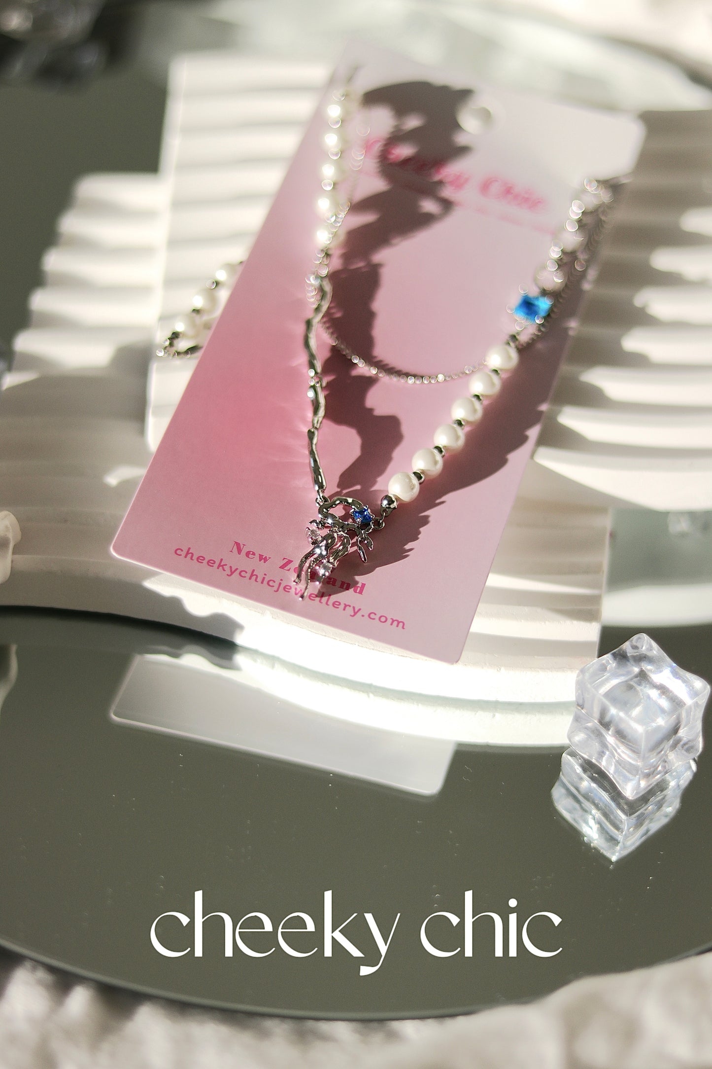 s925 Blue Crystal Jellyfish Earrings