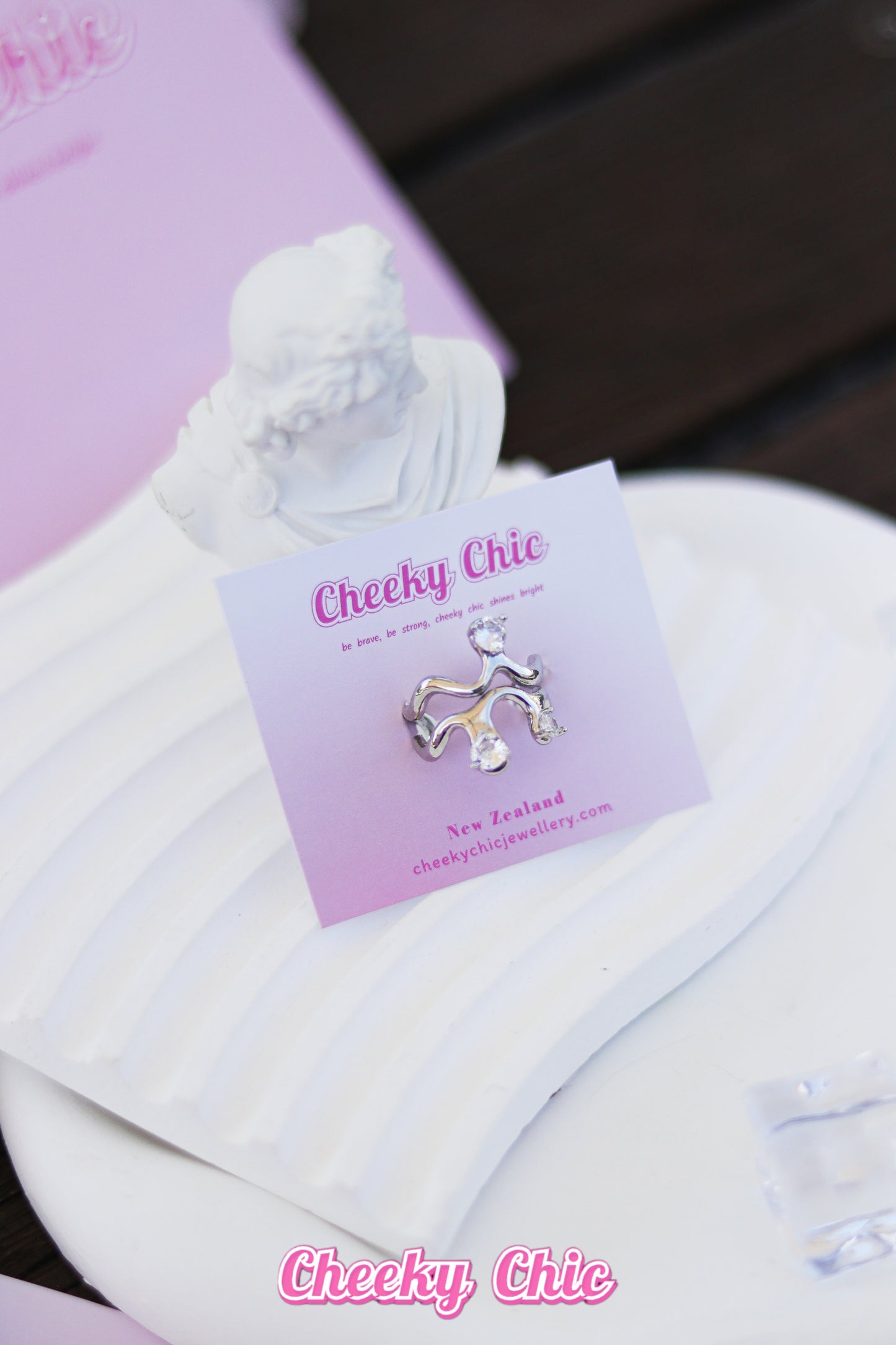 Lava Wave Chunky Ring