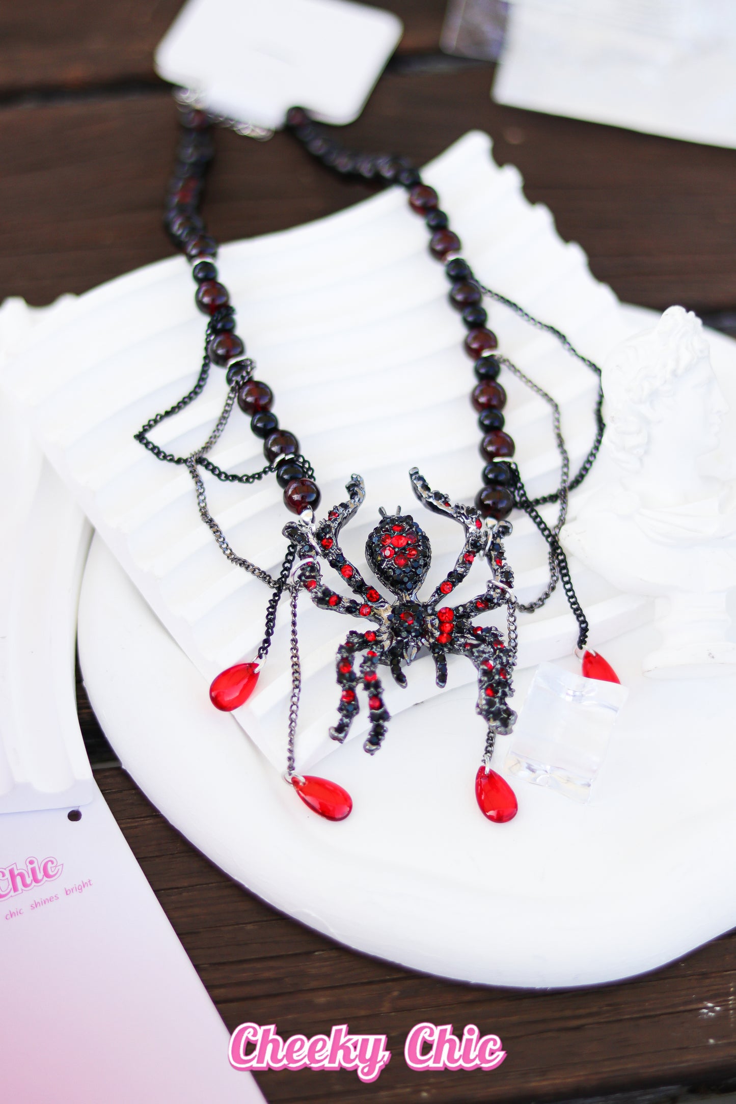 Gothic Bloody Black Spider