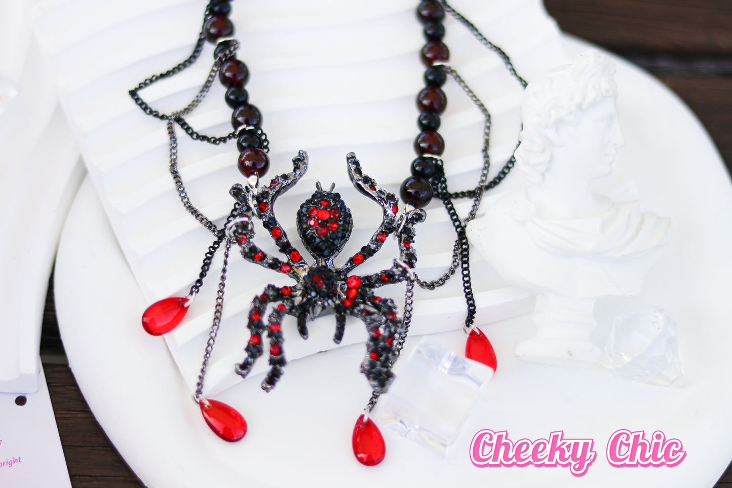 Gothic Bloody Black Spider