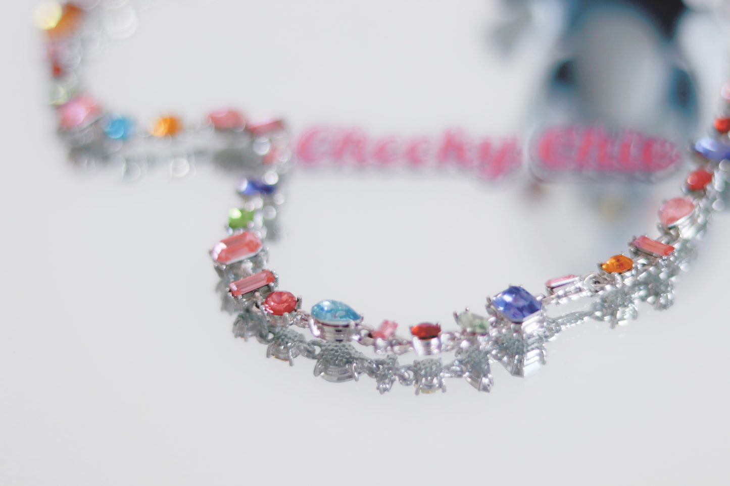 Rainbow Crystal Zircon Necklace πβ¨