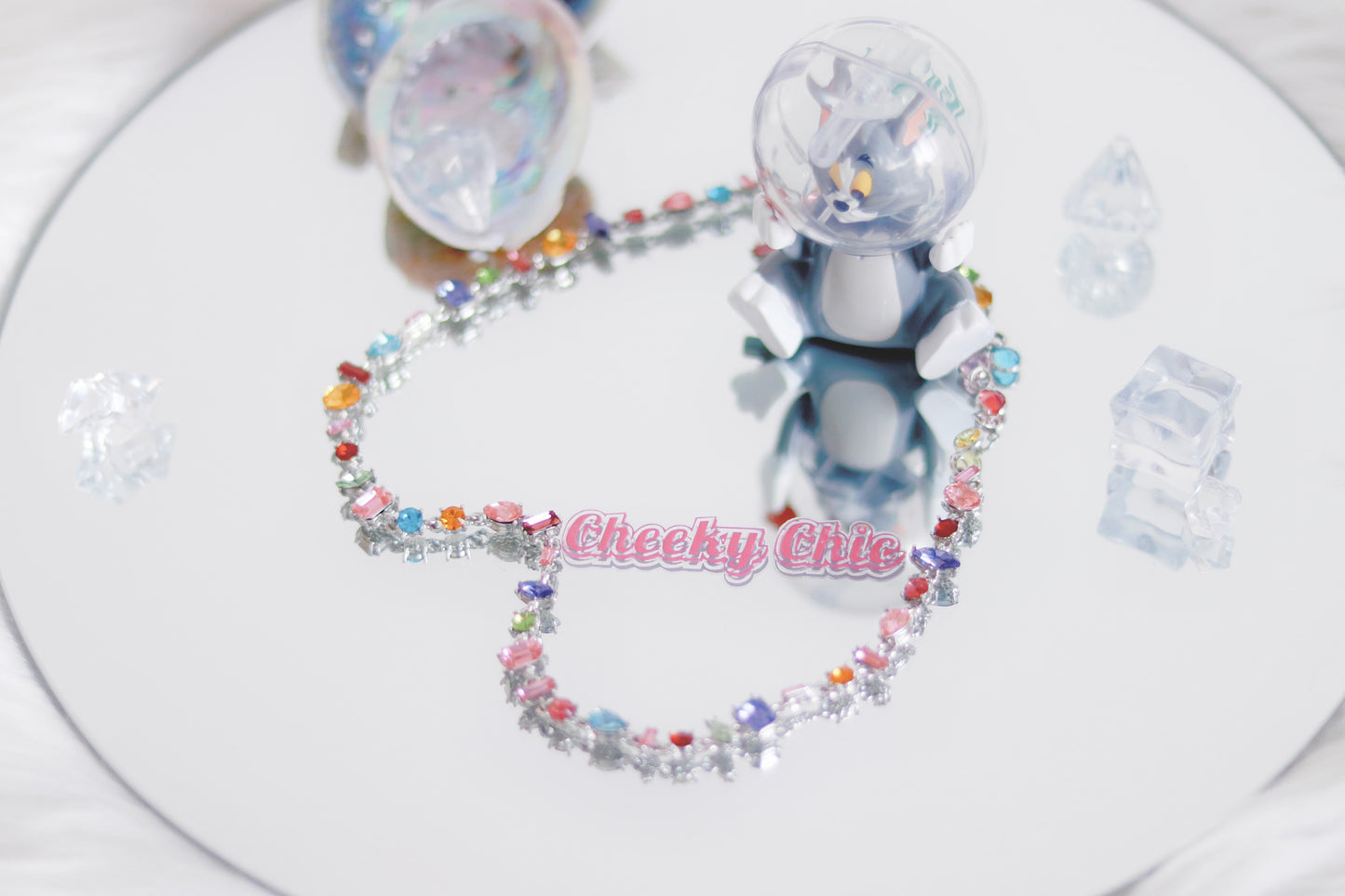 Rainbow Crystal Zircon Necklace πβ¨