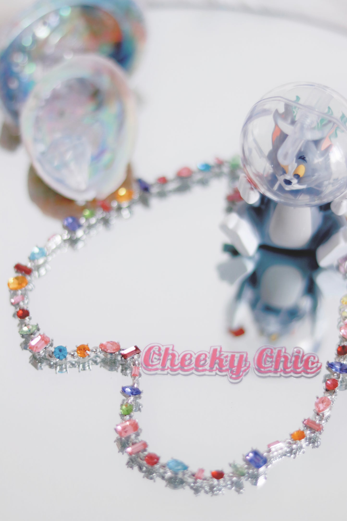 Rainbow Crystal Zircon Necklace πβ¨