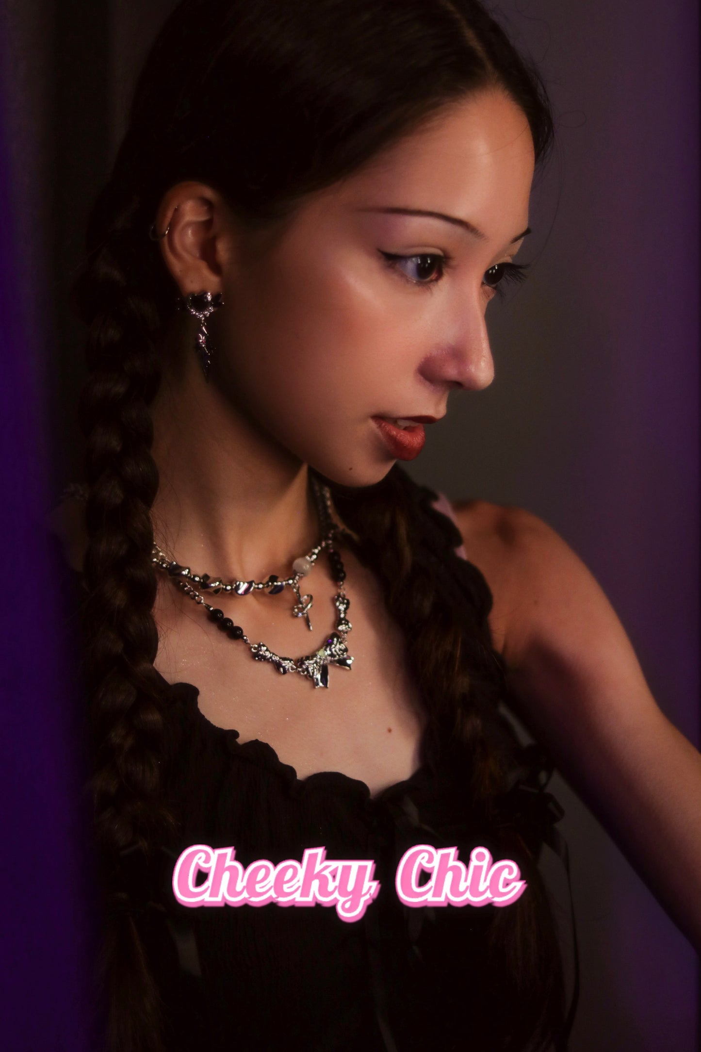 Titanium Steel Star Bead Necklace