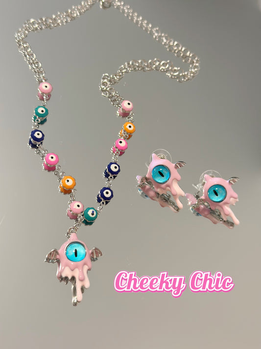 Kawaii Little Monster Necklace