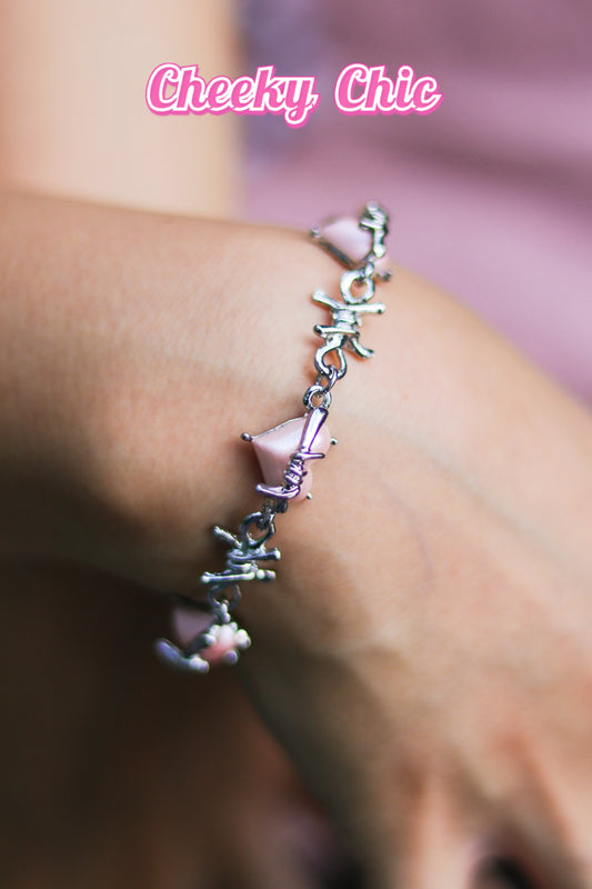 Bramble Wire Heart Bracelet 💖