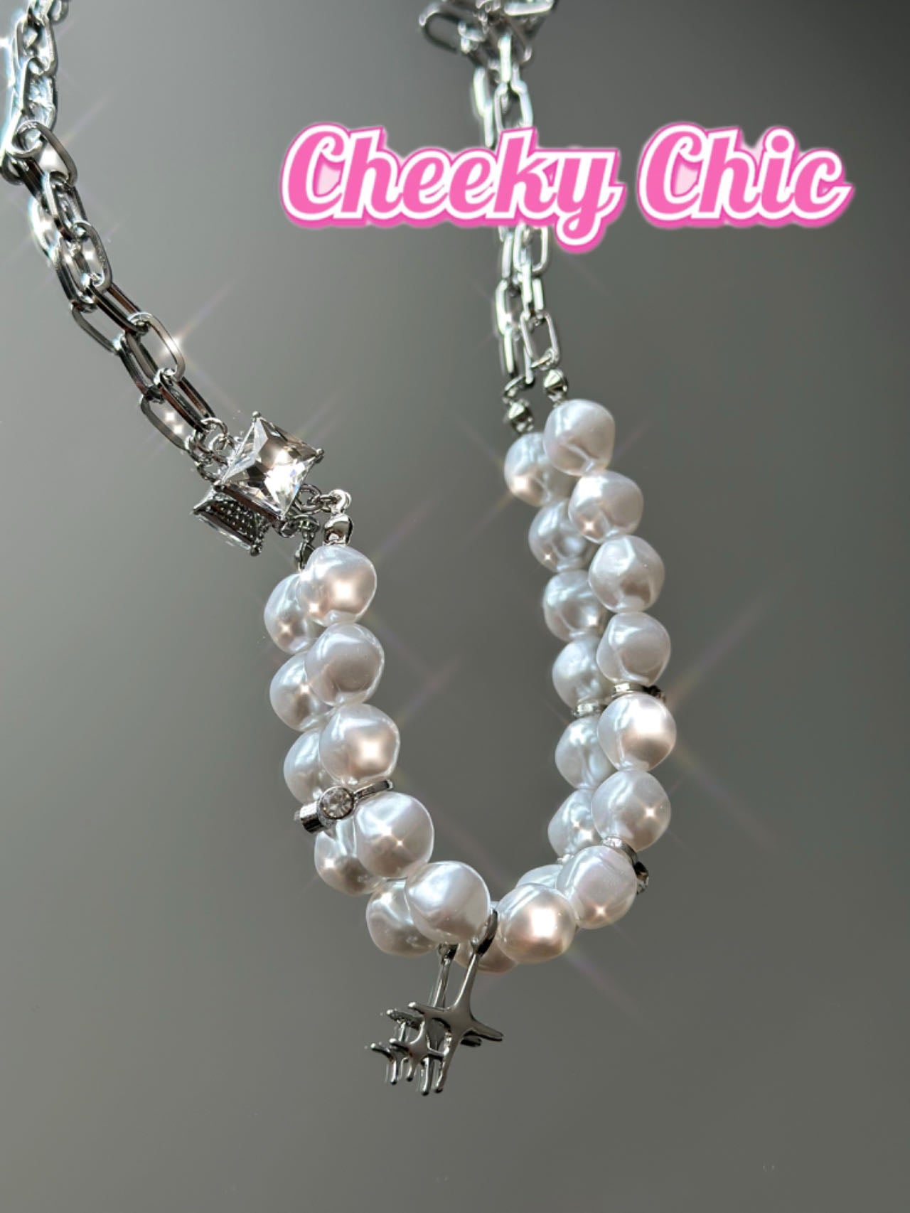 Sweetheart y2k Pearl Necklace