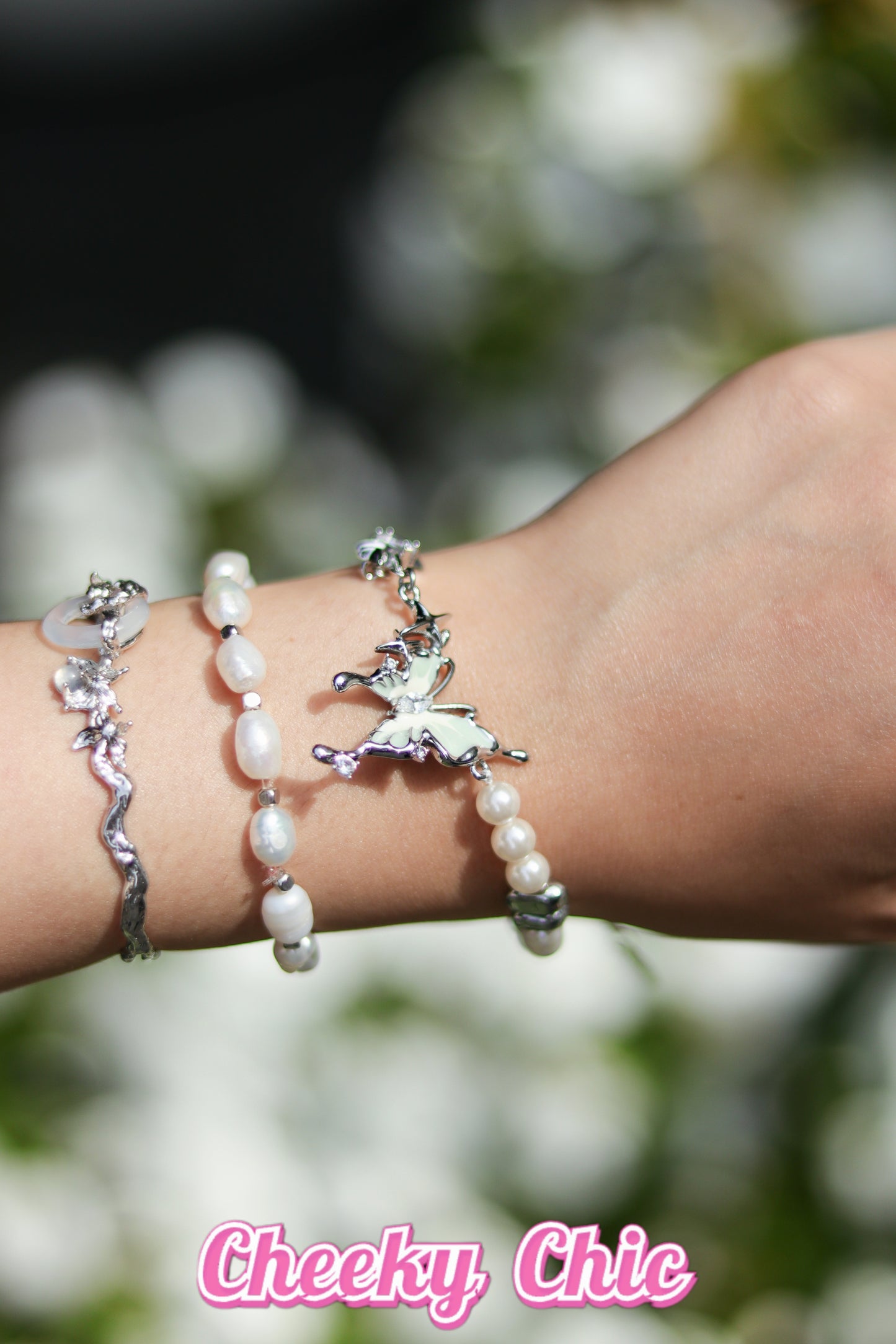 ✨Fairy Butterfly Bracelet – Premium Palladium✨