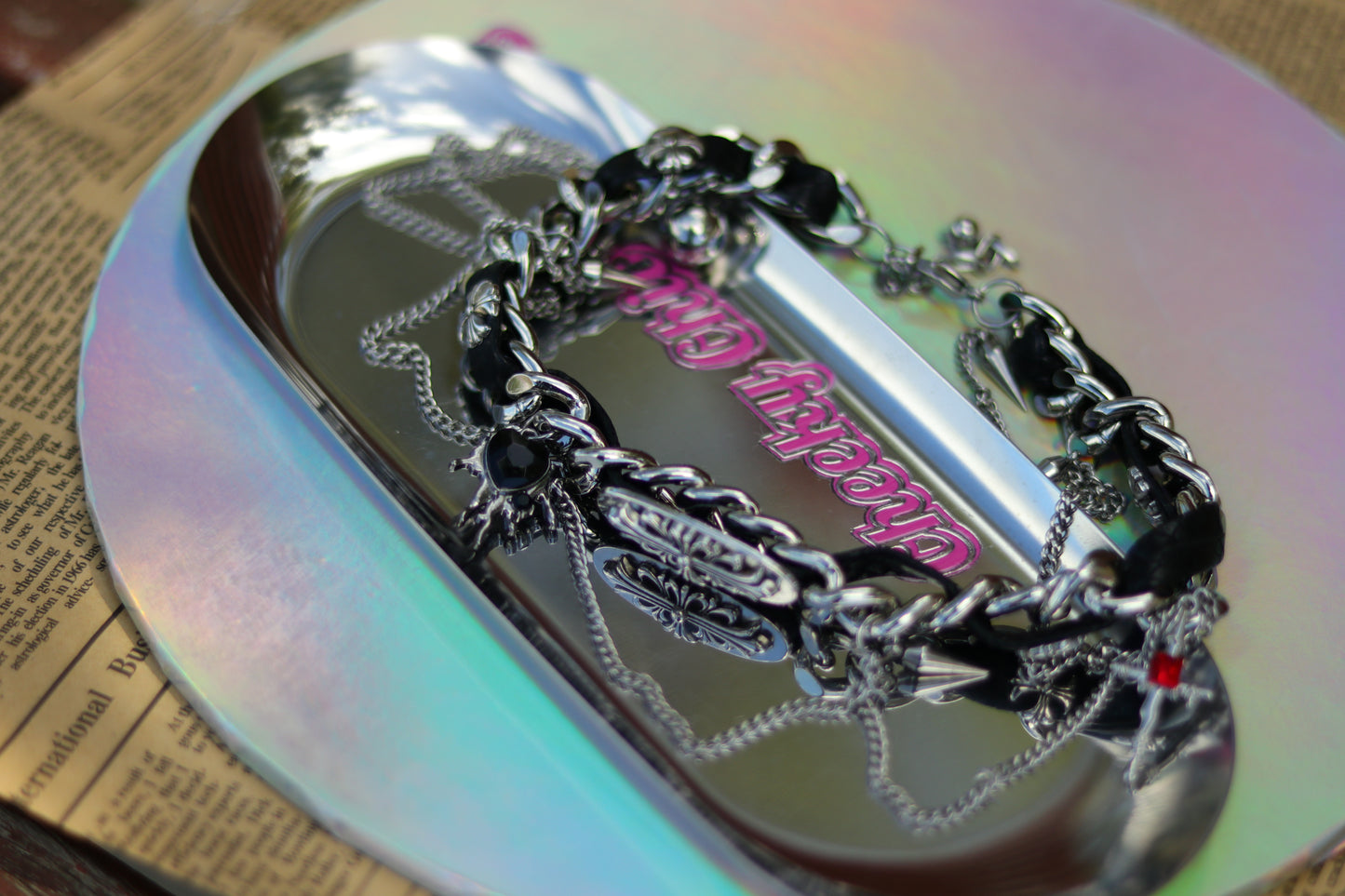 🖤 Midnight Gothic Layered Chocker