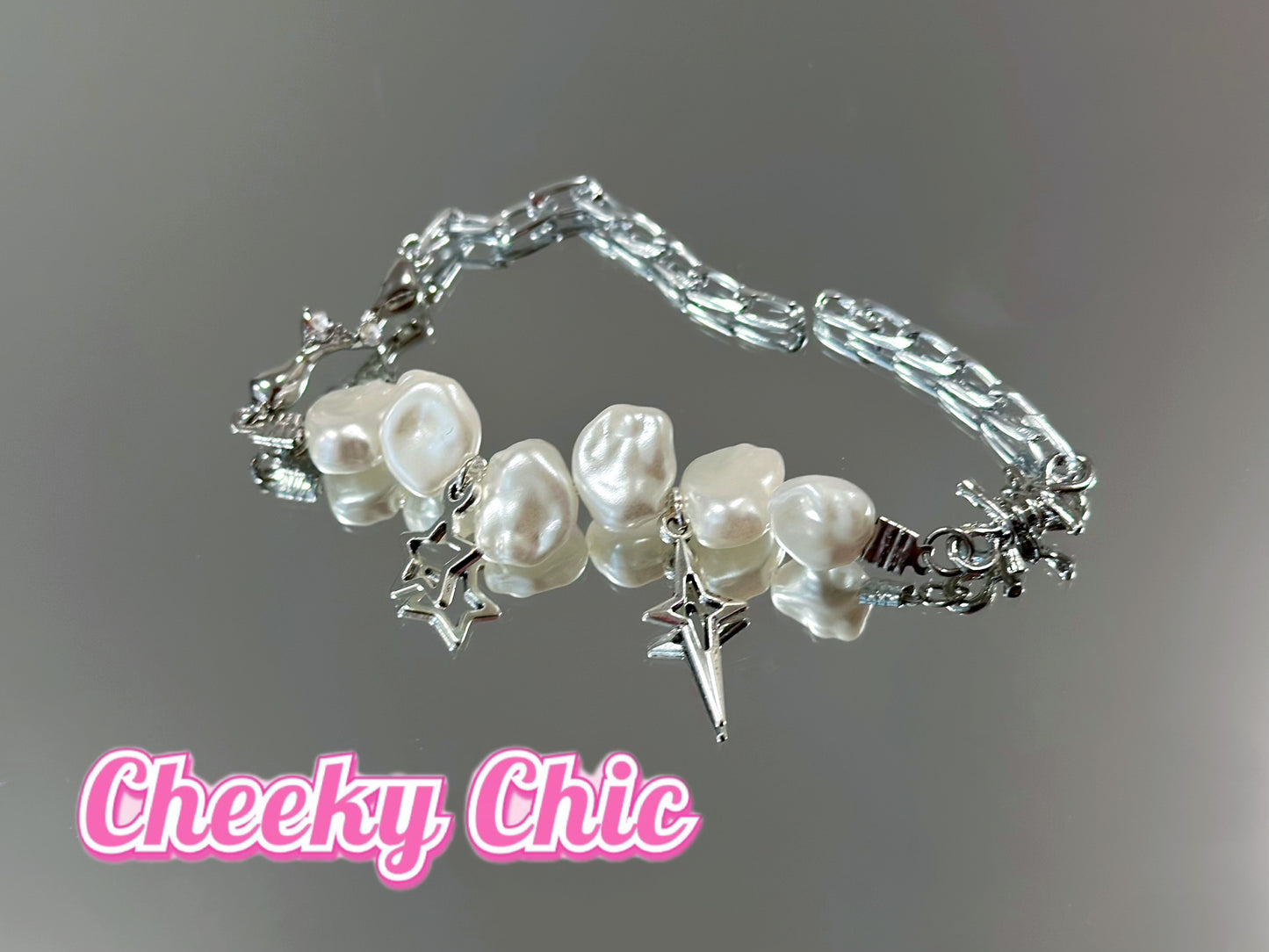 Pearls Flash Star Bracelet