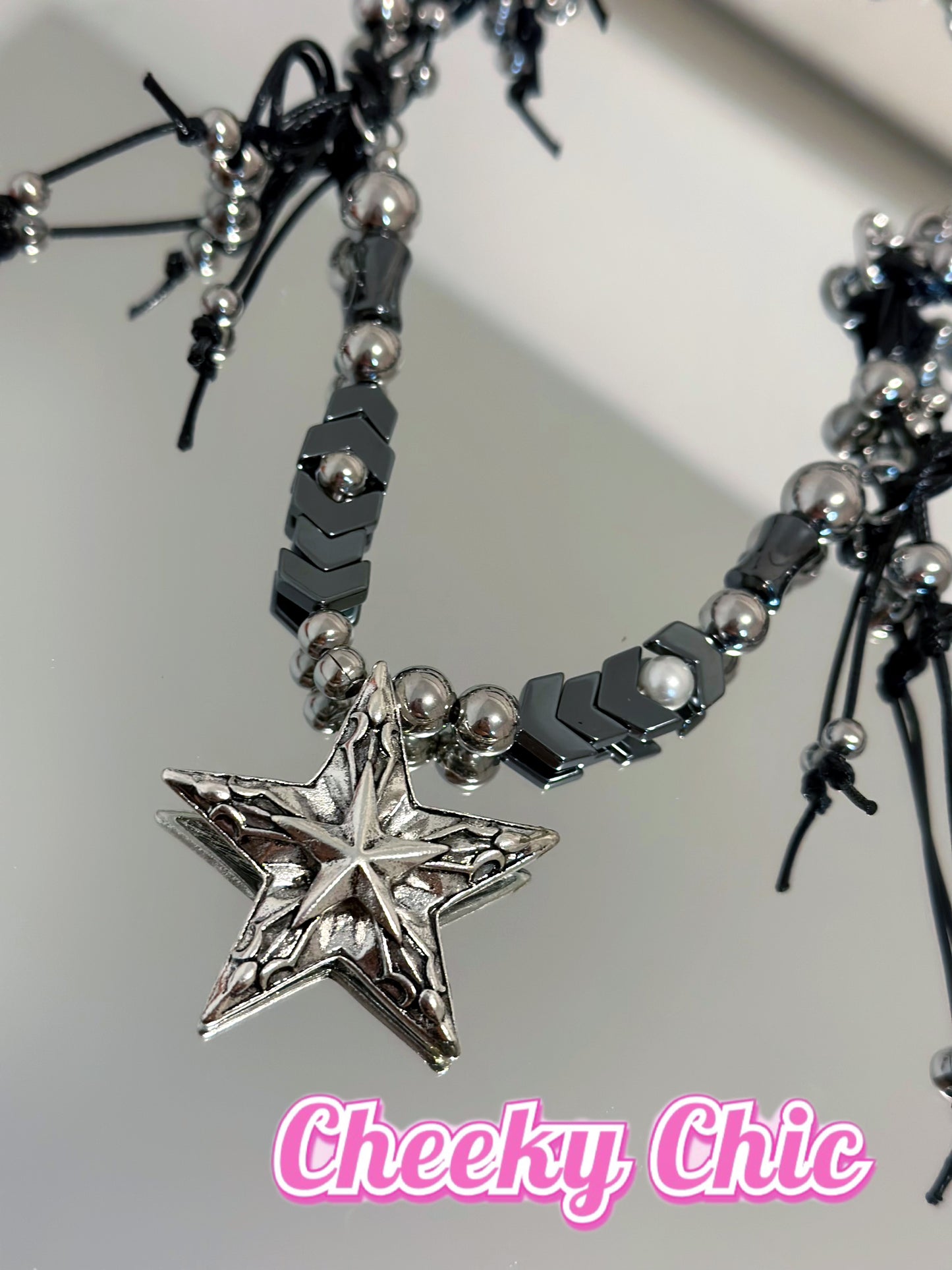 Gothic Black Star Necklace ❤️‍🔥